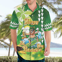 Hawaii Saint Patrick's Day Hawaiian Shirt Funny Surfing Leprechaun LT05 - Polynesian Pride