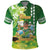 Hawaii Saint Patrick's Day Polo Shirt Funny Surfing Leprechaun