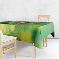 Hawaii Saint Patrick's Day Tablecloth Funny Surfing Leprechaun LT05 - Polynesian Pride