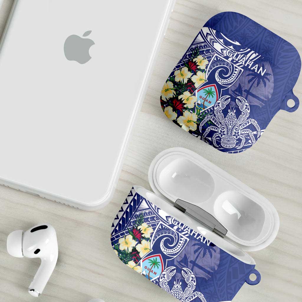 Hafa Adai Guam AirPods Case Latte Stone With Coconut Crab LT05 - Polynesian Pride
