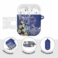Hafa Adai Guam AirPods Case Latte Stone With Coconut Crab LT05 - Polynesian Pride