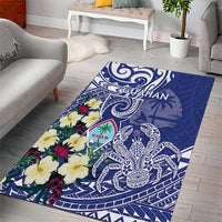 Hafa Adai Guam Area Rug Latte Stone With Coconut Crab LT05 - Polynesian Pride