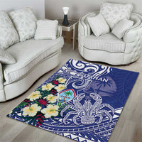 Hafa Adai Guam Area Rug Latte Stone With Coconut Crab LT05 - Polynesian Pride