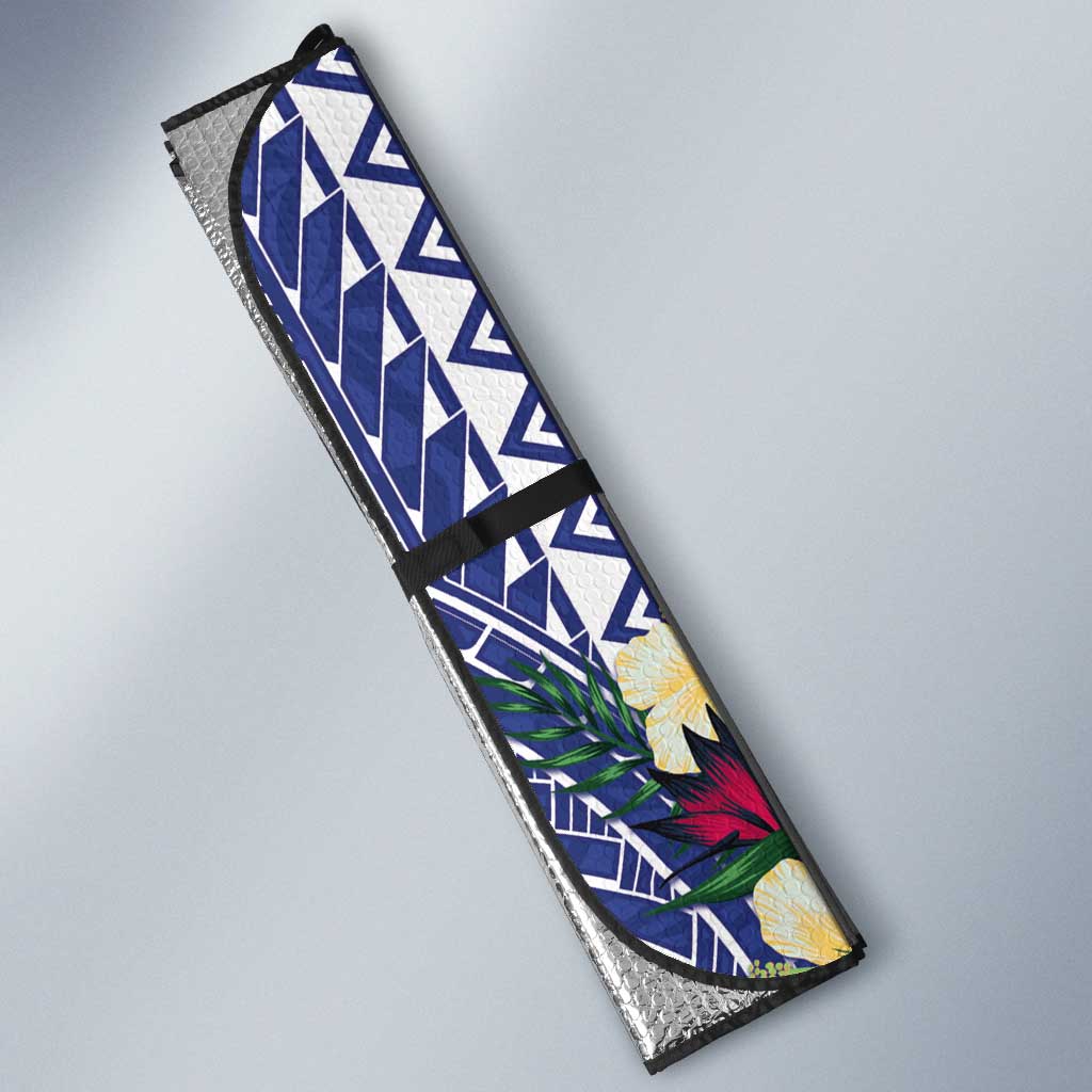 Hafa Adai Guam Auto Sun Shade Latte Stone With Coconut Crab LT05 - Polynesian Pride