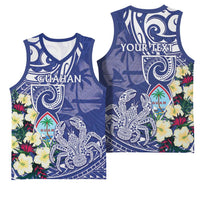Personalised Hafa Adai Guam Basketball Jersey Latte Stone With Coconut Crab LT05 - Polynesian Pride