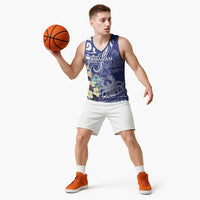 Personalised Hafa Adai Guam Basketball Jersey Latte Stone With Coconut Crab LT05 - Polynesian Pride