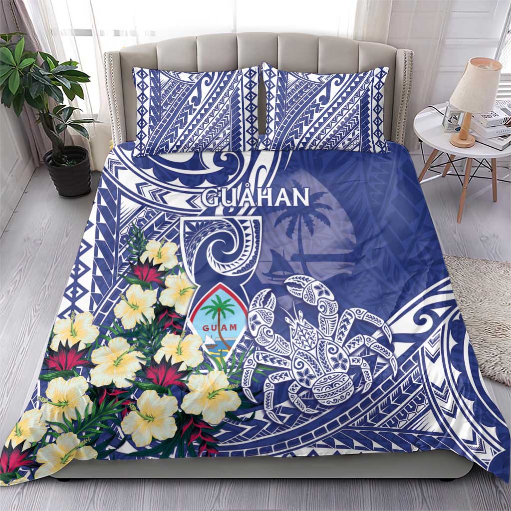Hafa Adai Guam Bedding Set Latte Stone With Coconut Crab LT05 - Polynesian Pride