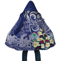 Personalised Hafa Adai Guam Cloak Latte Stone With Coconut Crab LT05 Unisex Blue - Polynesian Pride