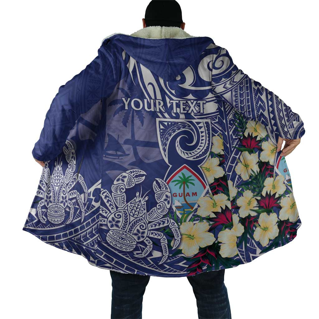 Personalised Hafa Adai Guam Cloak Latte Stone With Coconut Crab LT05 - Polynesian Pride
