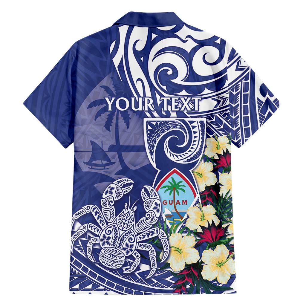 Personalised Hafa Adai Guam Family Matching Tank Maxi Dress and Hawaiian Shirt Latte Stone With Coconut Crab