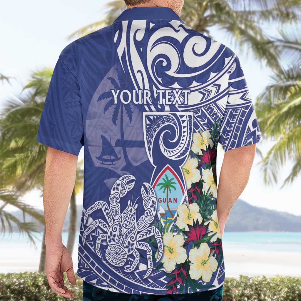 Personalised Hafa Adai Guam Hawaiian Shirt Latte Stone With Coconut Crab LT05 - Polynesian Pride