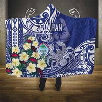 Hafa Adai Guam Hooded Blanket Latte Stone With Coconut Crab LT05 - Polynesian Pride