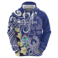 Personalised Hafa Adai Guam Hoodie Latte Stone With Coconut Crab LT05 - Polynesian Pride