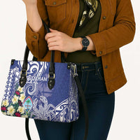 Hafa Adai Guam Leather Bag Latte Stone With Coconut Crab LT05 - Polynesian Pride