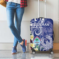 Hafa Adai Guam Luggage Cover Latte Stone With Coconut Crab LT05 - Polynesian Pride