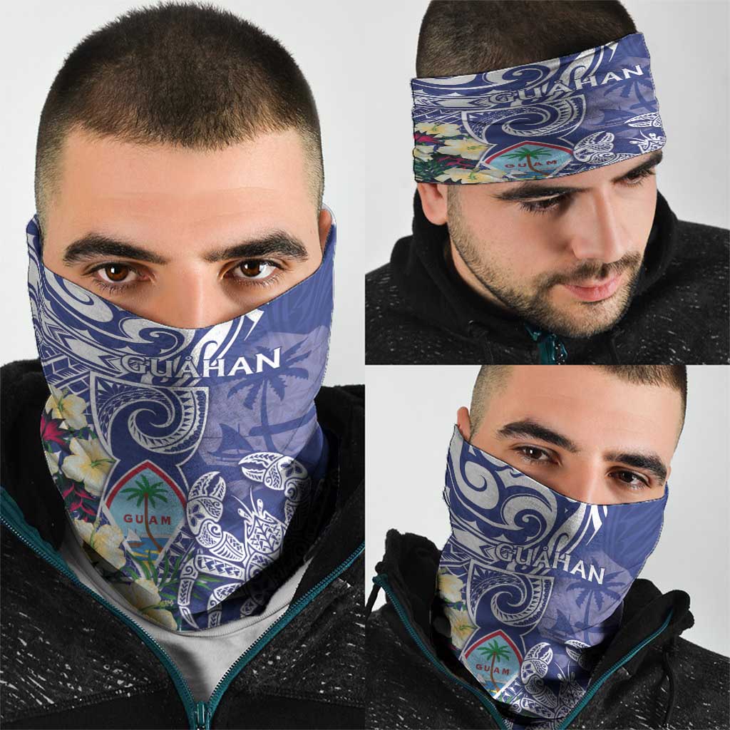 Hafa Adai Guam Neck Gaiter Latte Stone With Coconut Crab LT05 - Polynesian Pride