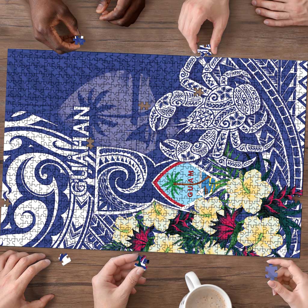 Hafa Adai Guam Puzzle Latte Stone With Coconut Crab LT05 - Polynesian Pride