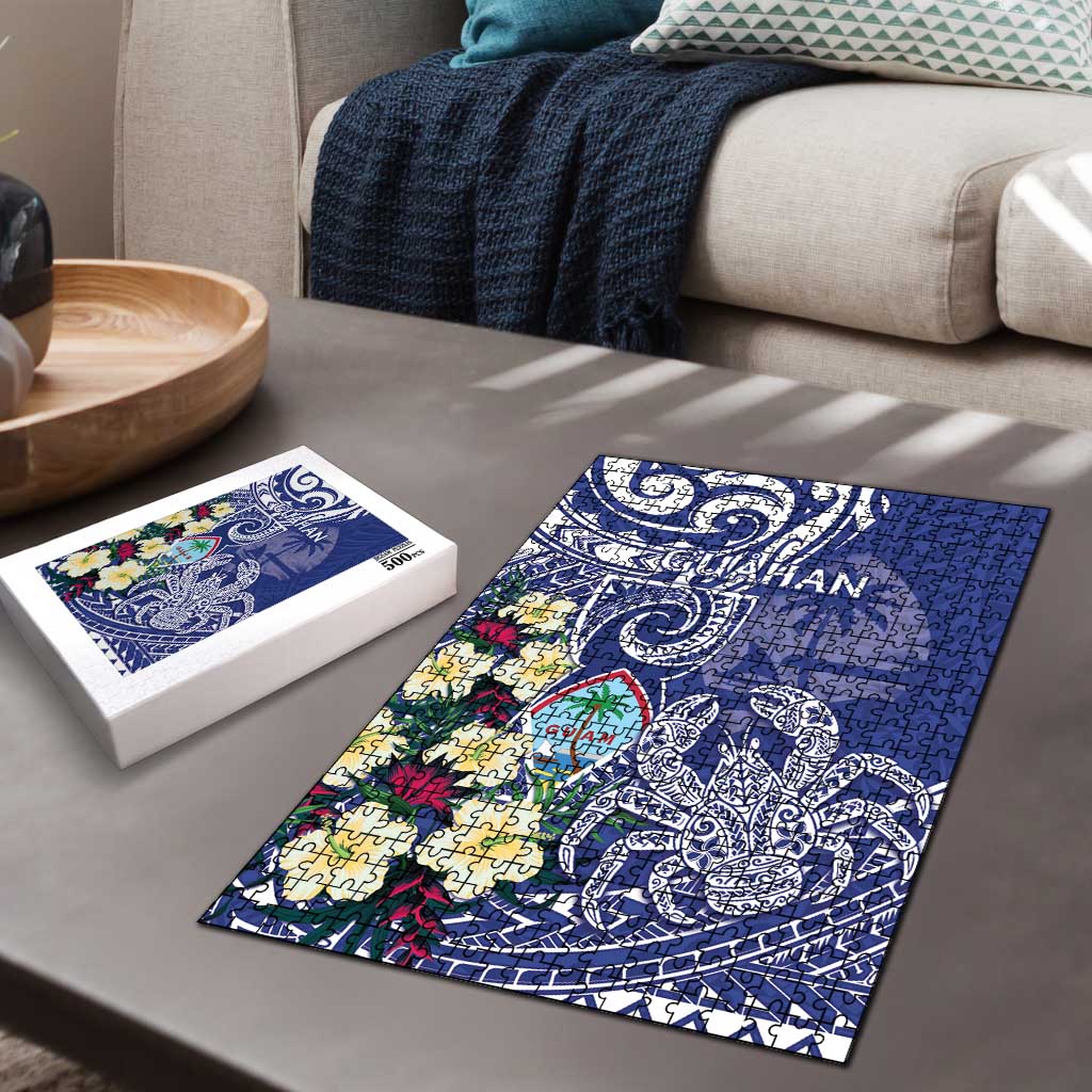 Hafa Adai Guam Puzzle Latte Stone With Coconut Crab LT05 - Polynesian Pride