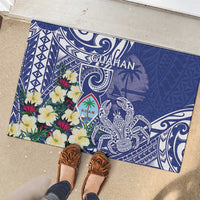 Hafa Adai Guam Rubber Doormat Latte Stone With Coconut Crab LT05 - Polynesian Pride
