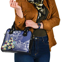 Hafa Adai Guam Shoulder Handbag Latte Stone With Coconut Crab LT05 - Polynesian Pride