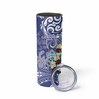 Personalised Hafa Adai Guam Skinny Tumbler Latte Stone With Coconut Crab LT05 - Polynesian Pride