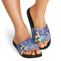 Hafa Adai Guam Slide Sandals Latte Stone With Coconut Crab LT05 - Polynesian Pride