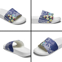 Hafa Adai Guam Slide Sandals Latte Stone With Coconut Crab LT05 - Polynesian Pride