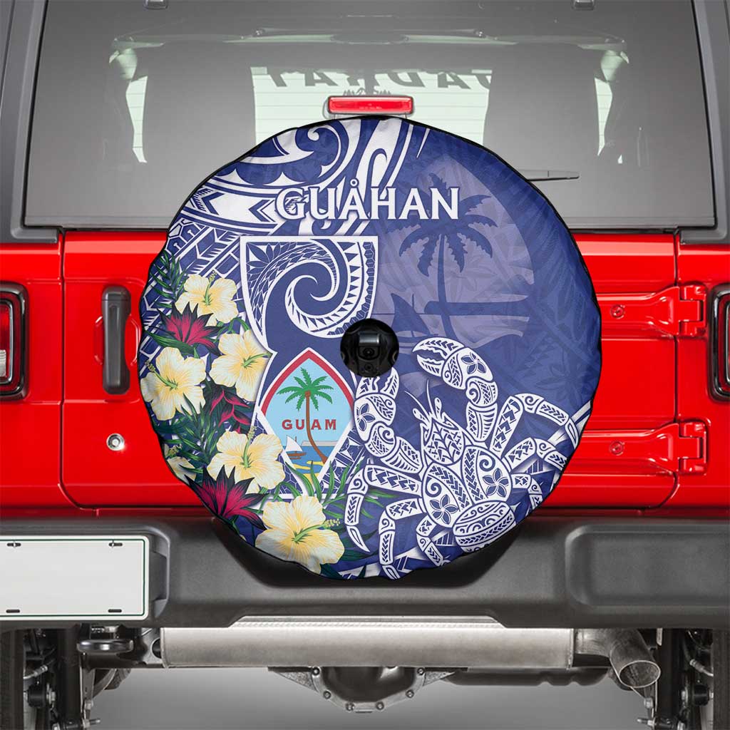 Hafa Adai Guam Spare Tire Cover Latte Stone With Coconut Crab LT05 - Polynesian Pride