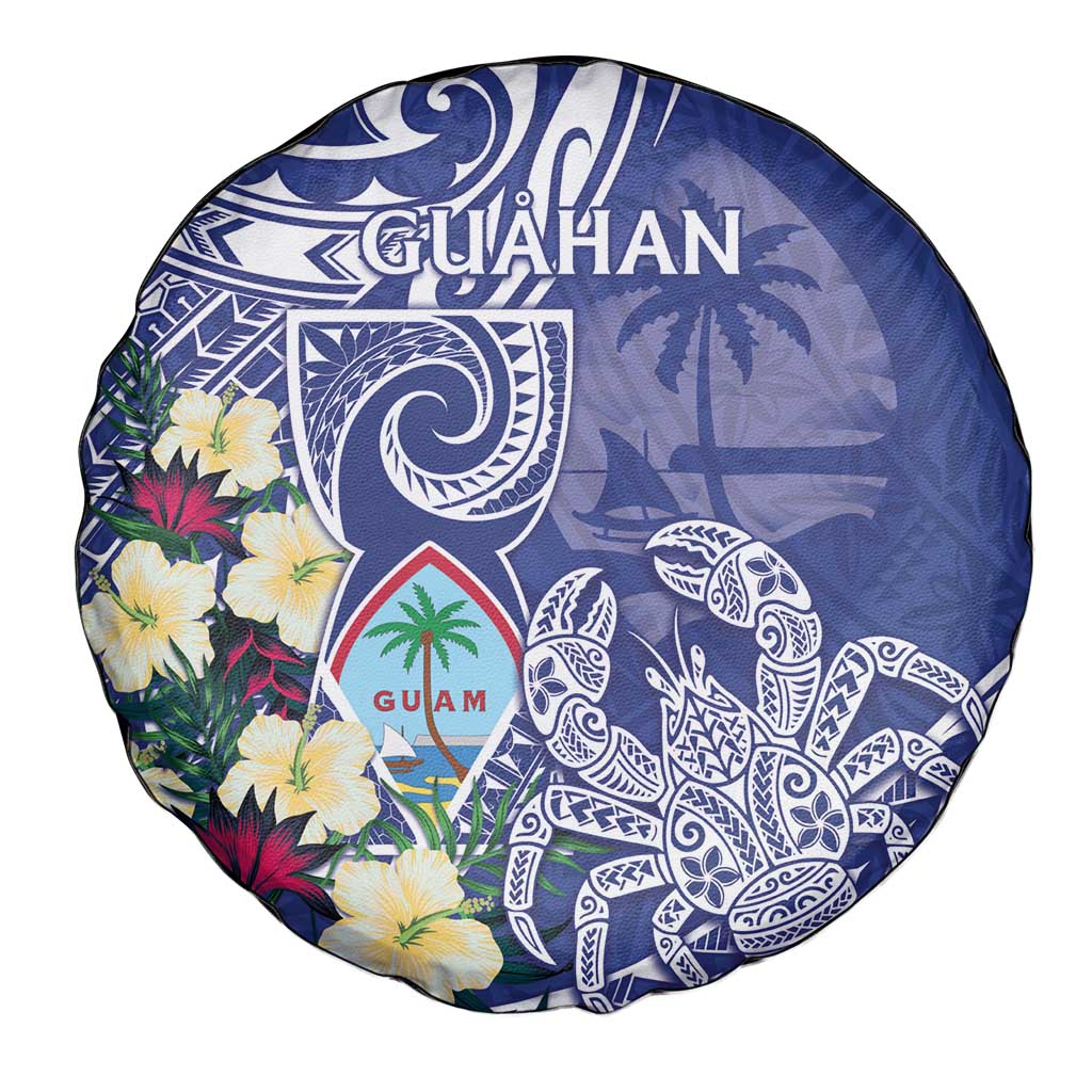 Hafa Adai Guam Spare Tire Cover Latte Stone With Coconut Crab LT05 - Polynesian Pride