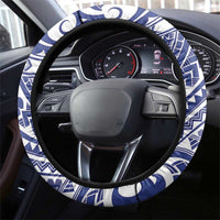 Hafa Adai Guam Steering Wheel Cover Latte Stone With Coconut Crab LT05 - Polynesian Pride