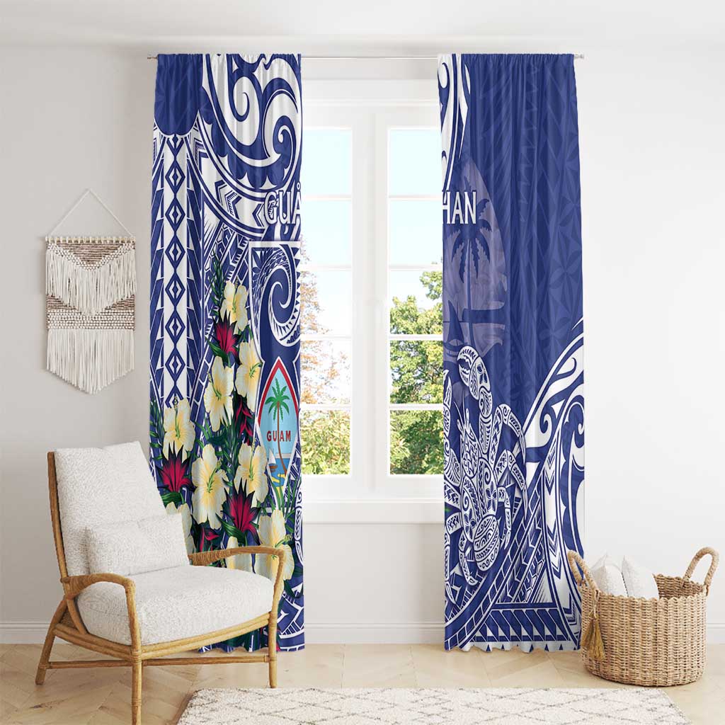 Hafa Adai Guam Window Curtain Latte Stone With Coconut Crab LT05 - Polynesian Pride