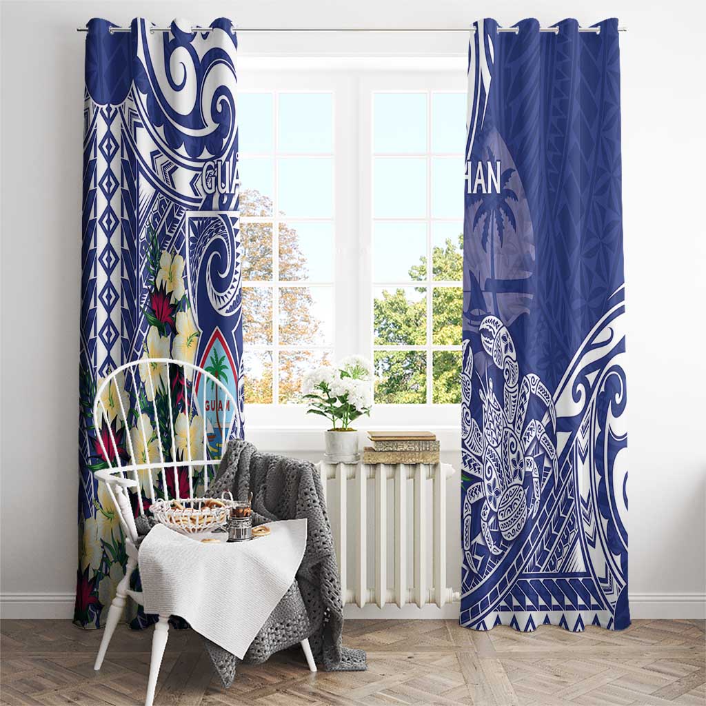 Hafa Adai Guam Window Curtain Latte Stone With Coconut Crab LT05 - Polynesian Pride