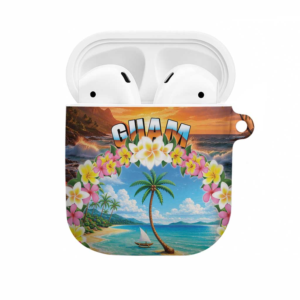 Guam AirPods Case Eternal Summer Sunset Beach