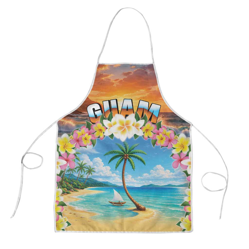 Guam Apron Eternal Summer Sunset Beach LT05 Colorful - Polynesian Pride