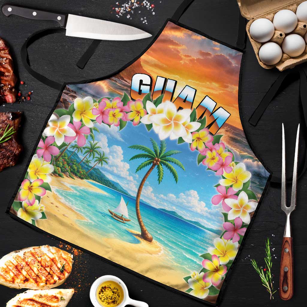 Guam Apron Eternal Summer Sunset Beach LT05 Colorful - Polynesian Pride