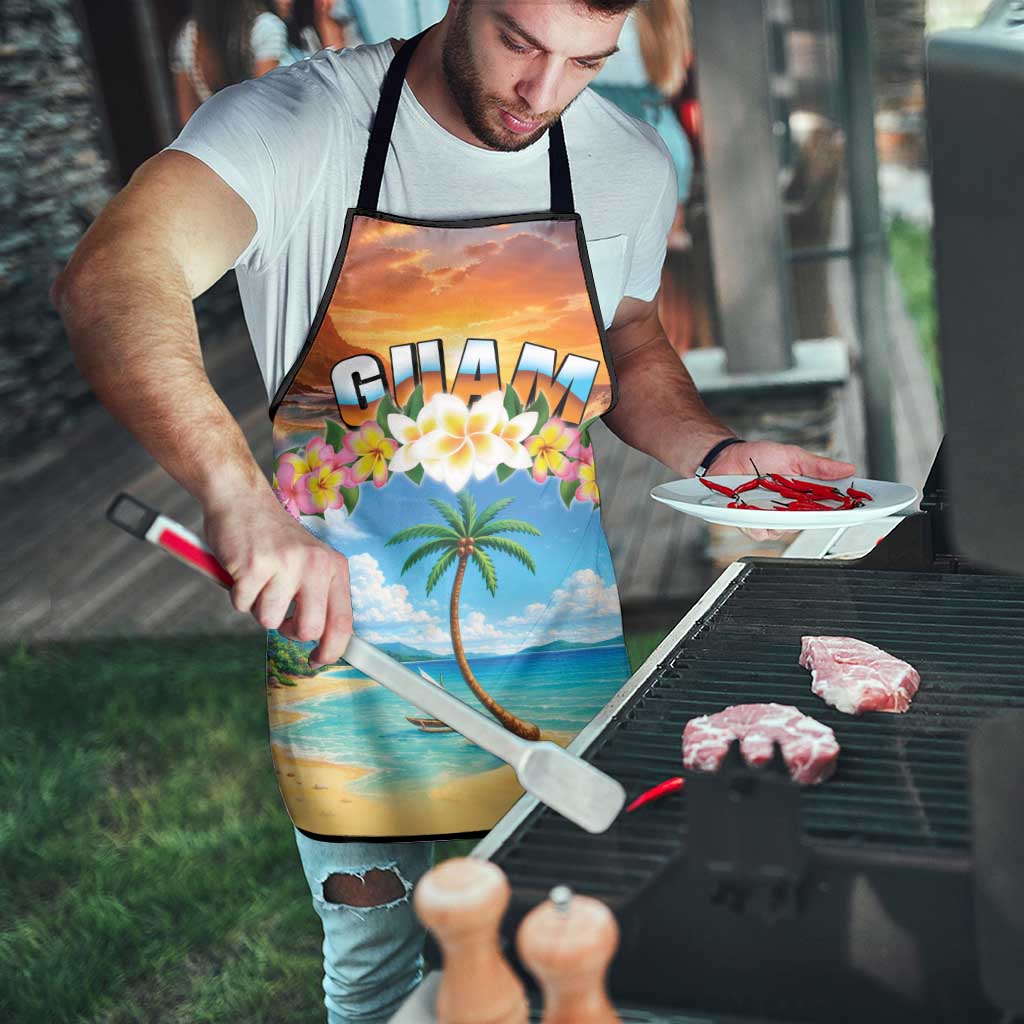 Guam Apron Eternal Summer Sunset Beach LT05 - Polynesian Pride