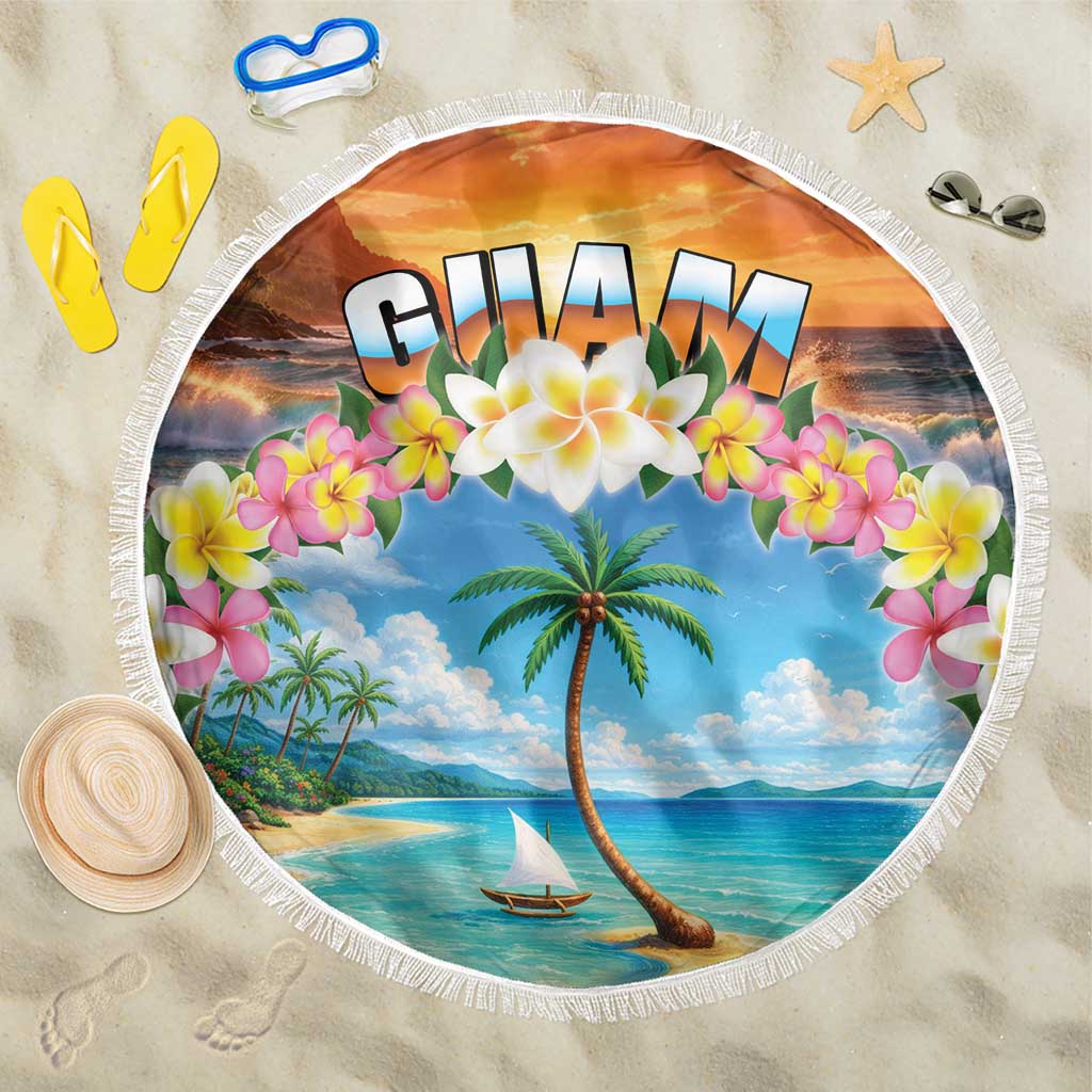 Guam Beach Blanket Eternal Summer Sunset Beach LT05 One Size 150cm Colorful - Polynesian Pride