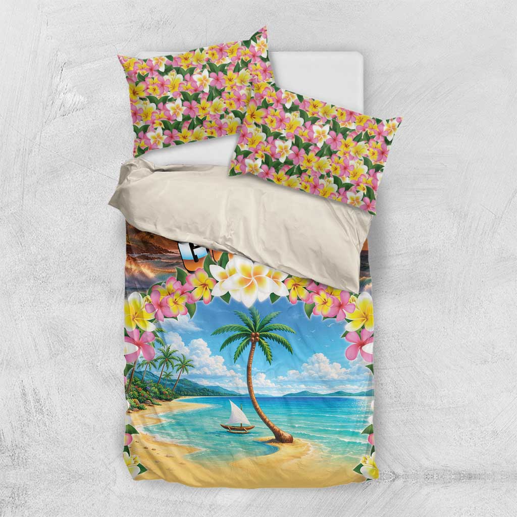 Guam Bedding Set Eternal Summer Sunset Beach LT05 US Twin 172cm x 218cm Colorful - Polynesian Pride