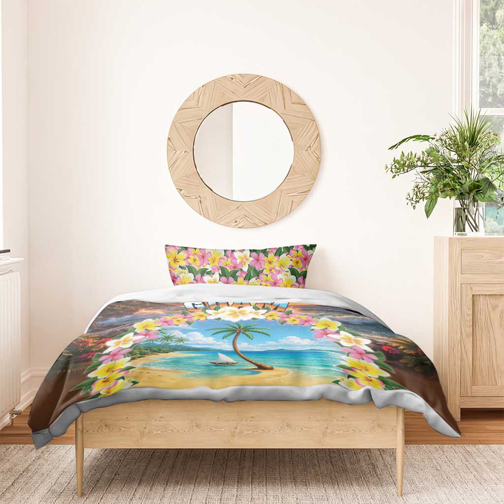 Guam Bedding Set Eternal Summer Sunset Beach LT05 - Polynesian Pride