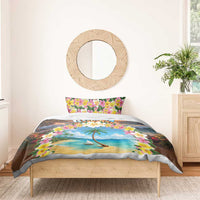 Guam Bedding Set Eternal Summer Sunset Beach LT05 - Polynesian Pride