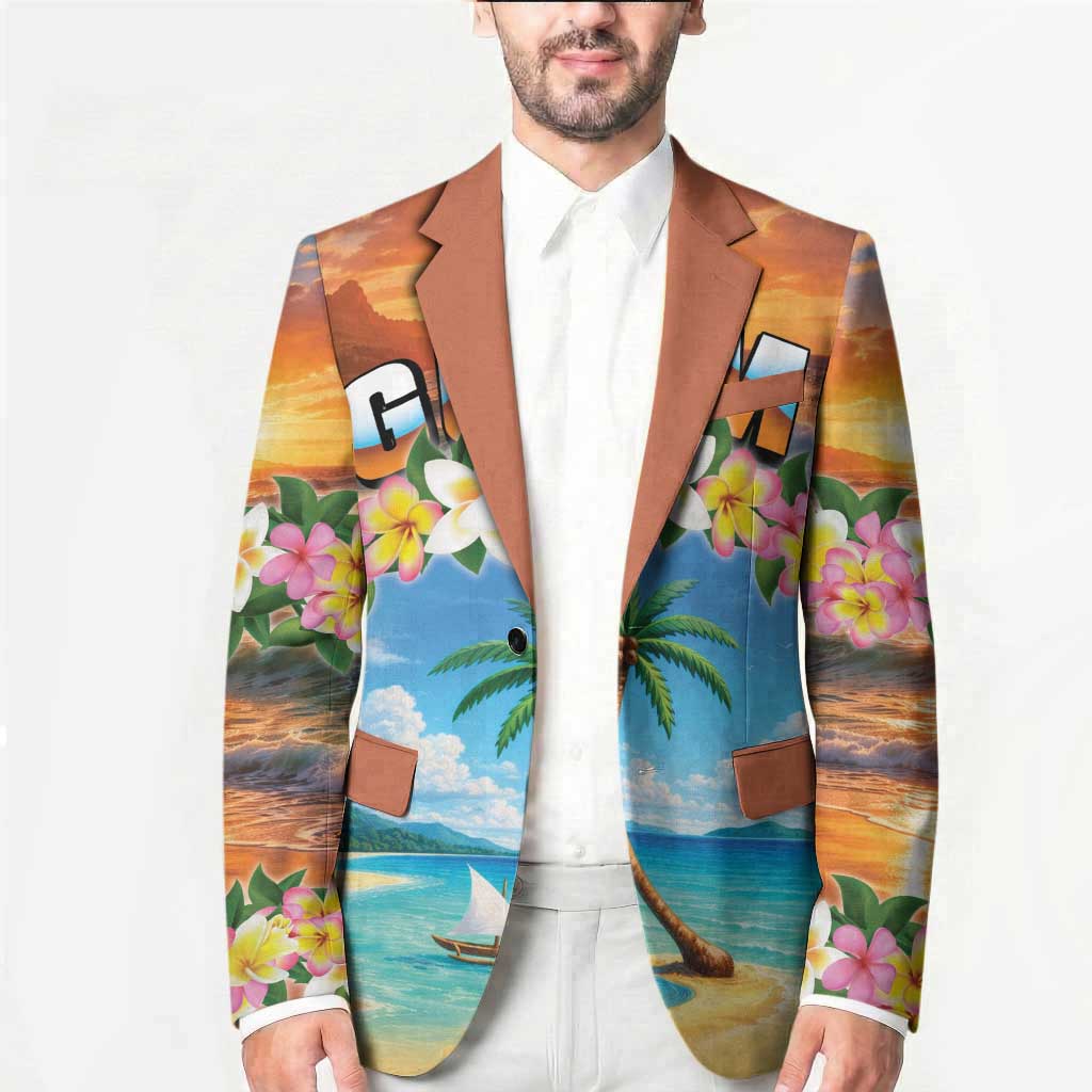 Guam Blazer Eternal Summer Sunset Beach LT05 - Polynesian Pride