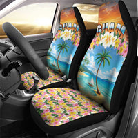 Guam Car Seat Cover Eternal Summer Sunset Beach