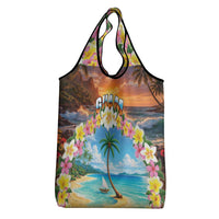 Guam Grocery Bag Eternal Summer Sunset Beach LT05 - Polynesian Pride