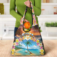 Guam Grocery Bag Eternal Summer Sunset Beach LT05 - Polynesian Pride