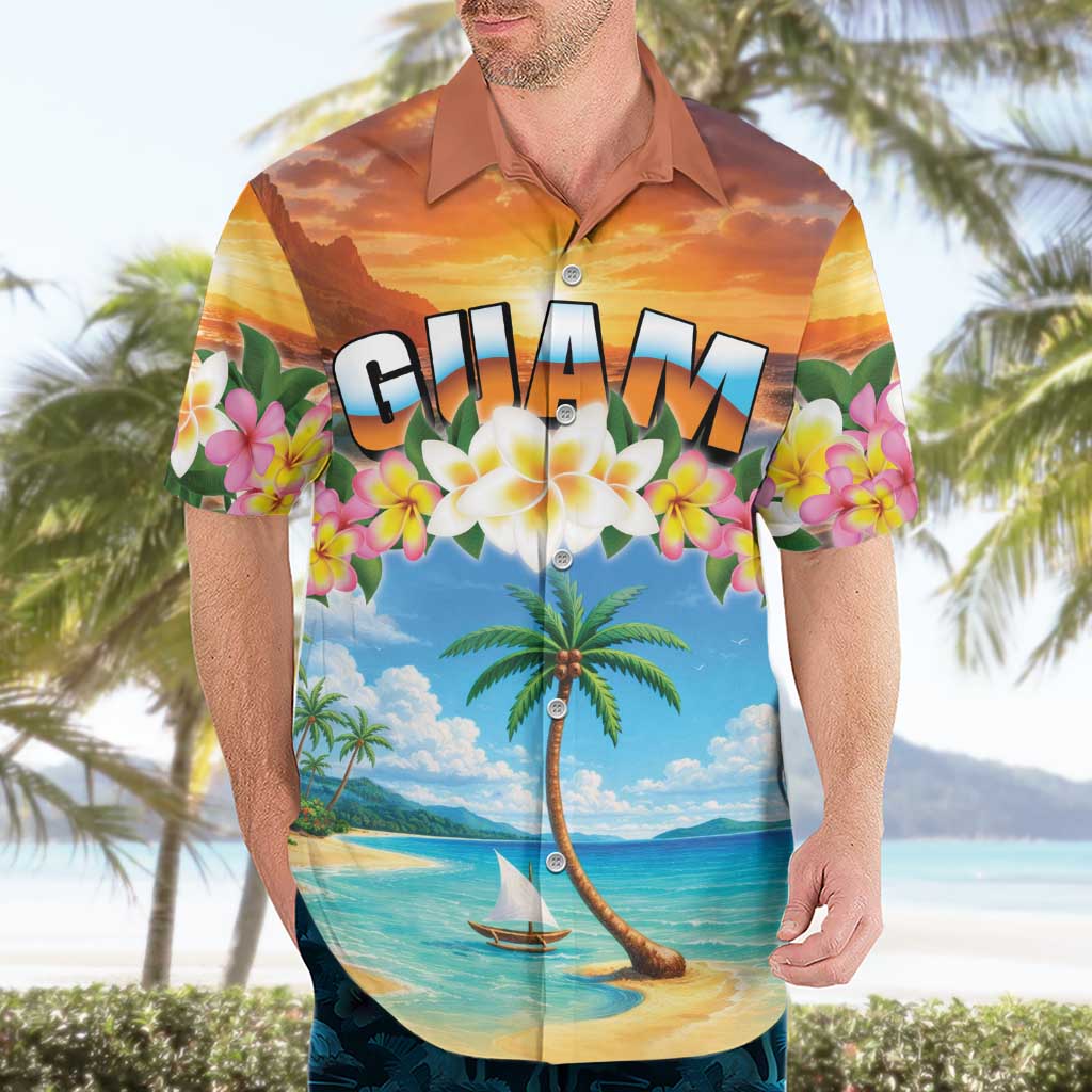 Guam Hawaiian Shirt Eternal Summer Sunset Beach LT05 - Polynesian Pride