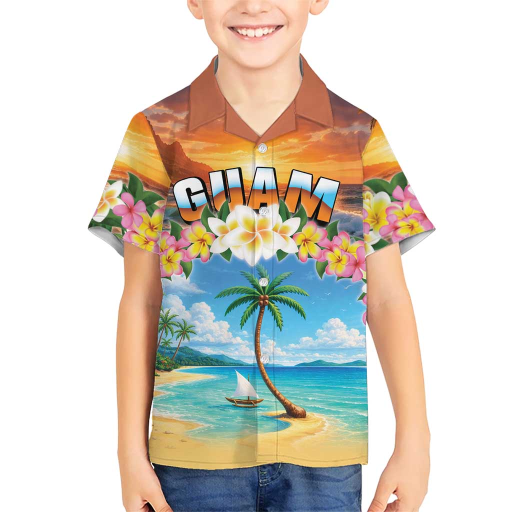 Guam Hawaiian Shirt Eternal Summer Sunset Beach LT05 - Polynesian Pride