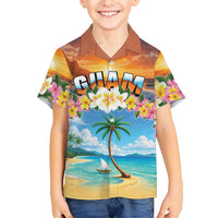 Guam Hawaiian Shirt Eternal Summer Sunset Beach LT05 - Polynesian Pride