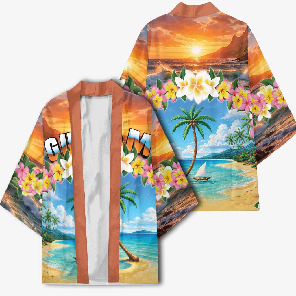 Guam Kimono Eternal Summer Sunset Beach LT05 - Polynesian Pride