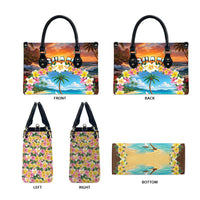 Guam Leather Bag Eternal Summer Sunset Beach LT05 - Polynesian Pride