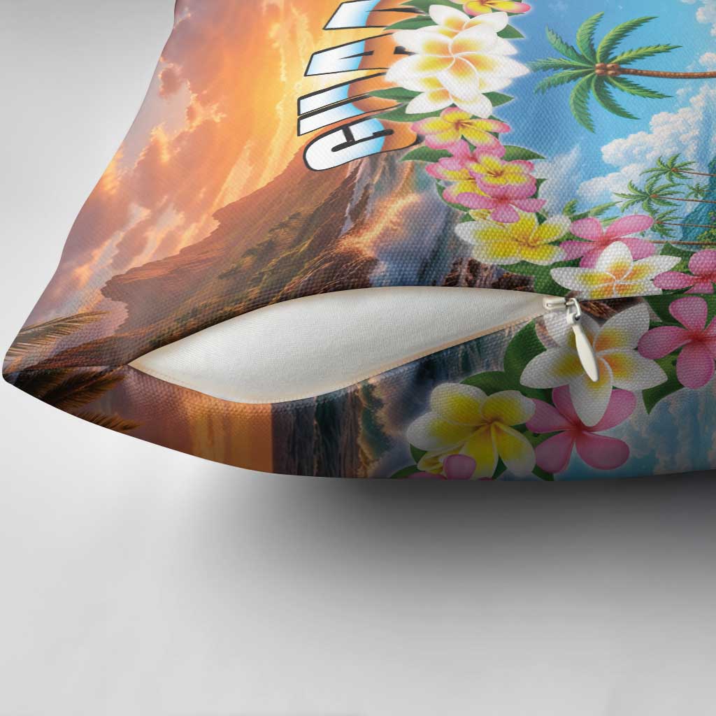 Guam Pillow Cover Eternal Summer Sunset Beach LT05 - Polynesian Pride